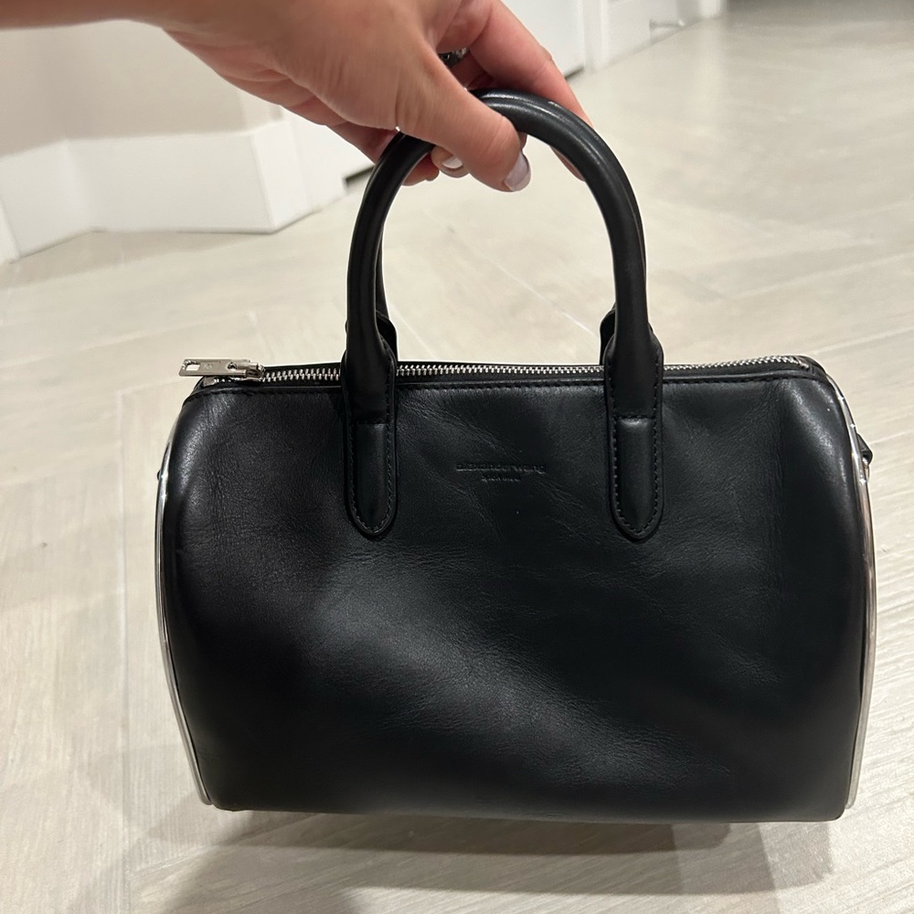 alexander wang small halo leather duffel bag
